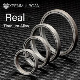 Titanium Alloy Key Rings Keychains Buckle Pendant Super Light Man Car Keychain For Male Creativity Gift Keyfobs Crafts Wholesale