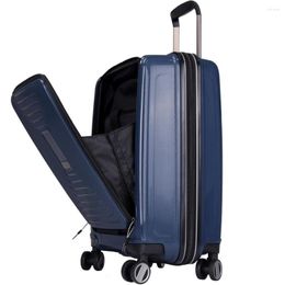 Suitcases Letrend Business 24/28 Inch Front Pocket Rolling Luggage Trolley Password Box 20' Boarding Suitcase Women Travel Bag
