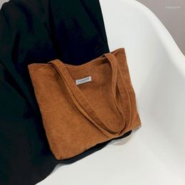 Waist Bags Foufurieux Korean Cute Corduroy Small Shopper Tote Bag Woman Female Girls Mini Handbags Lunch Shopping Cloth Hand Pouch