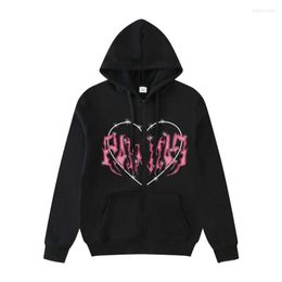 Men's Hoodies Zipper Lock Sweatshirts Clothing Women Oversized Print Hooded Plus Size Long Sleeve Men Hoodie Gothic Clothes