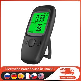 Radiation Testers Handheld Geiger Counter Nuclear Radiation Detector with Sound and Light Alarm Function LCD Digital Display Radioactive Tester 230516