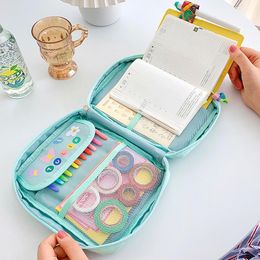 Pencil Bags Multi-functional Storage Bag For Notebooks Pencils Cute Large Pen Case Travel Pencilcase Box Kawaii Planner Organiser Pouch