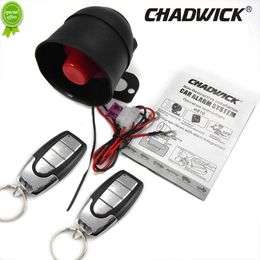 New Universal Car Keyring Alarm Devices One Way Auto Keychain Alarm Intelligent Device System Kit For Car Motorcycle