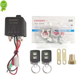 New 12V 200A Car Battery Switch Relay Integrated Wireless Remote Control Disconnect Cut Off Isolator Master Switches