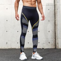 Men's Pants Men's Running Leggings Sportswear Quick Dry Gym Fitness Tights Workout Training Jogging Sports Trousers Compression Sport