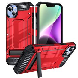 TPU PC Kickstand Phone Cases for iPhone 14 Pro Max 13 Mini 12 14 Plus 12 11 XS X XR 7 8 SE2 SE3 XS MAX 13 Samsung Galaxy S23 Ultra S22 A52 A54 A14 5G A12 A03S A34 A53 A23 A13 A04S