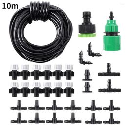 Watering Equipments 10/20M Lawn Misting Irrigation Kit Portable Automatic Spray Kits Water-saving Gardening Tools For Agriculture Garden