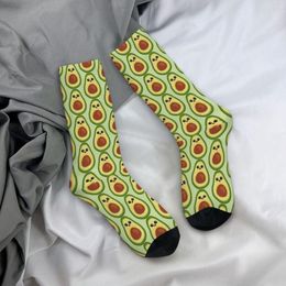 Men's Socks Men's Casual Cute Avocado Fruit Sock Polyester Graphic Women's Spring Summer Autumn Winter