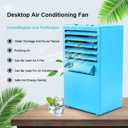 Fans Air Conditioner Fan Personal Air Cooler Cooling Humidifier Purifier Air Cooling Fan USB Portable Air Cooler For Home Office Room