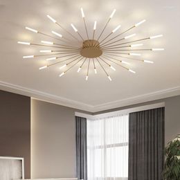 Chandeliers Modern Living Room Lighting LED Lamps For Foyer Study Bedroom Dining Indoor Neutral Fixtures 220V Luminaria