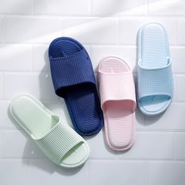 Slippers Indoor Home Slides Summer Beach Sandals Couple Soft Bottom Flip Flops Women And Men Casual Bathroom Floor Non-slip