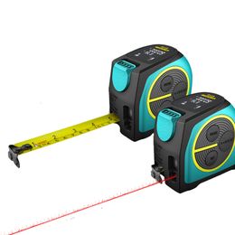 Tape Measures DT10 2-in-1 Digital Laser tape Measure with LCD Display Laser Rangefinder laser distance Metre 40m 60m 230516