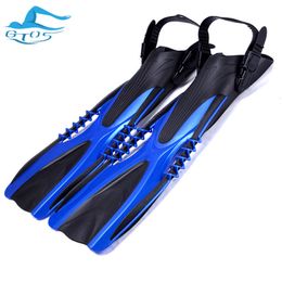 Fins Gloves Aqualung scuba diving fins open heel flippers with adjustable strap for adult swimming flipper equipment 230515