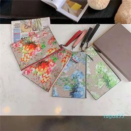 Female Bag Flower Printing Leisure Coin Purse Handbag Hand Grasp Bag Purse Handbags For Women Wallet Envelope Zipper Clutch