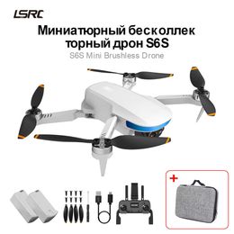 S6S Mini Brushless Drone Dual Camera Aerial Photography of Four Axis Aircraft GPS Automatic Return Optical Flow Remote Control Aircraft B6