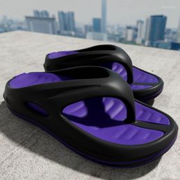 Slippers 2023 Summer Male Footwear Massage Eva Thick Sole Beach Sandals Comfortable Flip Flops Men Shoes Outdoor