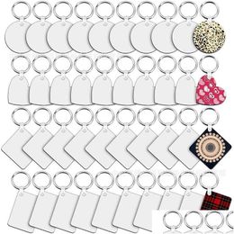 Key Rings Party Favour Diy Blank Heat Transfer Keychain Wooden Chain Tag Printable Mdf Sublimation Keychains Supplies 3066 Q2 Drop De Otujg