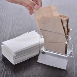 Dinnerware Sets Acrylic Shelf Napkin Holder Modern Rack Tissue Box Home Office High-grade Sheet Paper Boxes Tableware Set