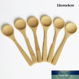 Classic 8 Size Small bamboo Spoons Natural Eeo-Friendly Mini Honey Spoons Kitchen Mini Coffee Teaspoon Kids Ice Cream Scoop 9~16cm