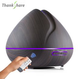 Appliances Remote Control Humidifier Essential Oil Diffuser With 7 Color LED Humidificador 300ml 500ml Ultrasonic Aroma Diffuser For Home