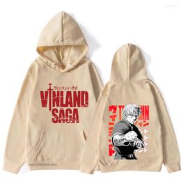 Men's Hoodies Vinland Saga Thorfinn Streetwear MEN Casual Harajuku Cartoon Long-sleeved Sweatshirt Four Seasons Anime Clothes Women