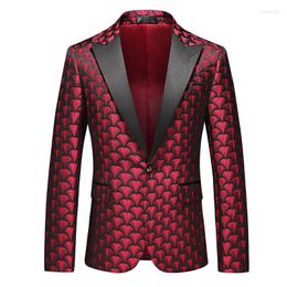 Men's Suits 2023 Fancy Suit Men's Coat Casual Small Dress Stage Performance Wear