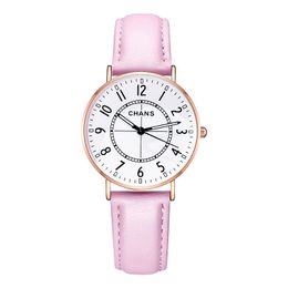 Womens watch waterproof Business watches high quality Quartz-Battery Leather 27mm watch