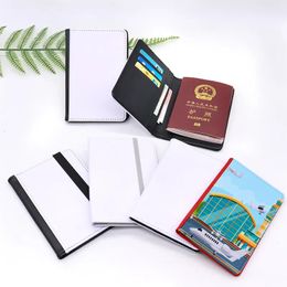 Sublimation Blank Passport Holder Cover Wallet Blanks for Passport Business ID Credit Cards