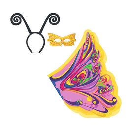 Theme Costume Dreamy Dressups Fancif Fabric Wings Colour Monarch Butterfly Drop Delivery Apparel Costumes Cosplay Dh7Gi