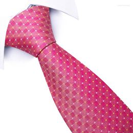 Bow Ties Style Men's Tie 8cm Fashion Blue Stripe Cheque Necktie For Men Paisley Gravatas Fit Wedding Workplace Gift Slim 2023