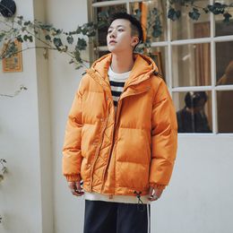 Men's Down Men Colorful Bubble Coat Winter 2023 Harajuku Puffer Jacket Korean Fashions Parka Male Japan Hooded Outwear