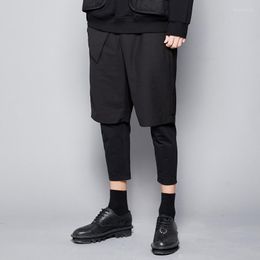 Men's Pants Recommended In Particular The Summer Cut Off Two Men And Women Neutral Casual Nine Sub-false High Street Pant