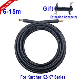 New 6-15m High Pressure Washer Hose Car Washer Pipe Water Cleaning Extension Hose Quick Connect Water Hose for Karcher K2-K7