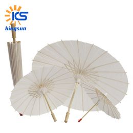 Umbrellas Original White Oil Paper Umbrella Handmade Small Umbrella Creative Decoration Children's Dance Umbrella Wedding Supplies Wholesale