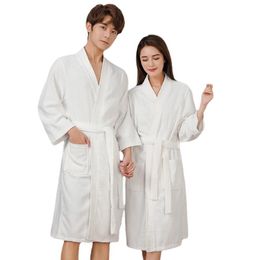 Women's Sleepwear 2023 Cotton Bathrobe Winter Women Towelling Terry Robe Lovers Nightgown Lounge Wear Lingerie Kimono Gown