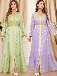 Ethnic Clothing Eid Party Dress Muslim Women Dubai Caftan Abaya Kaftans Evening Dresses Morocco Islam Long Robe Femme Vestidos Abayas 2023