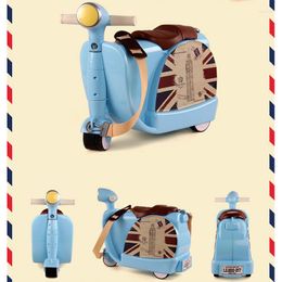 Suitcases Children Travel Locker Handbag Boy Girl Baby Creative Cabin Box Luggage Suitcase Kids Rod Ride Cheque Child Gift