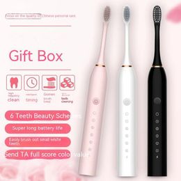 Toothbrush Adult Magnetic Suspension Wireless Induction Charging Waterproof Sonic Electric 230517