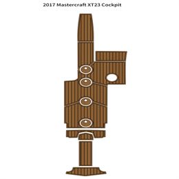 2017 Mastercraft XT23 Cockpit Pad Boat EVA Foam Faux Teak Deck Floor Mat