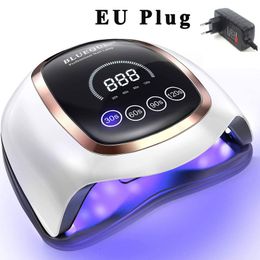 Nail Dryers UV LED Lamp for Nails Dryer Manicure Nail Lamp with Touch Switch Motion Sensing LCD Display Fast Curing All Kind Nail Gel Polish 119 576