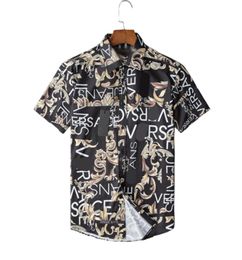 Yaz Erkek Gömlek Tasarımcısı Moda Klasik Klasik Konforlu İşletme 100% Pamuklu Ekose Erkek Gömlek Plus Asya Boyutu #001