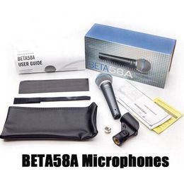 Top Quality Beta58A Professional Handheld Wired Dynamic Microphone Studio for Singing Stage Recording Vocals Gaming Karaoke Live Concert Beta 58A Mic VS SM58S