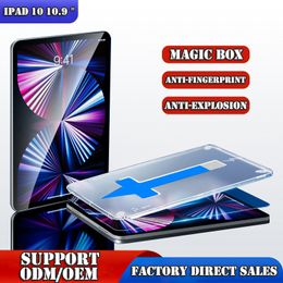 Hot Sell 0.33mm 9H Tablet Tempered Glass Screen Protector For iPad 10 Generation 10.9inch wtih installation tray easy inatll quick fit