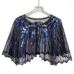 Scarves Y166 1920s Glistening Shawl For Women Flapper Evening Dress Accessories Prom