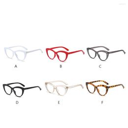 Sunglasses 2pcs Cat Eye Fashion Eyeglasses Woman Spectacles Anti-blue Light Glasses Lightweight Women Eyewear Reading Female