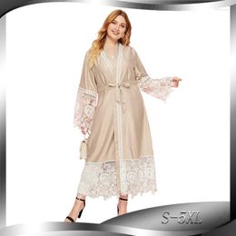 Ethnic Clothing 2023Muslim Abaya Women Kaftan Khimar Jilbab Prayer Robe Eid Mubarak Ramadan Dress Islamic Kimono Abayas Fashion