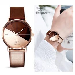 Wristwatches Unique Creative Women Watches Top Brand High Quality Fashion Watch Students Lovers Lady Female Populor &50