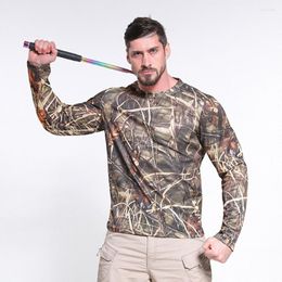 Men's Hoodies Summer Men Outdoor Military Tactical Clothing Long Sleeve Quick Dry T-shirts Sweatshirts Tops Training Wear Slim