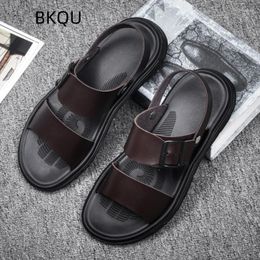 Sandals Men's Summer Massage Fashion Non-slip Wear-Resistant Casual Flat Heel Breathable Comfortable Water Proof Main