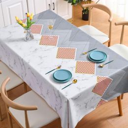 Table Cloth Useful Desk Washable Tablecloth Cover Waterproof Decorative 120x170cm Dining Room Decoration